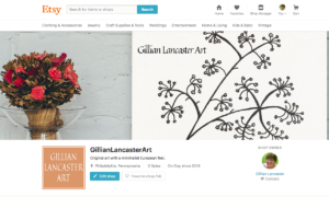 Gillian Lancaster Art Etsy Shop